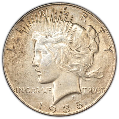 SOLD United States 1935 $1 Peace Dollar Silver Coin