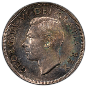 SOLD Canada 1949 $1 Silver Dollar Coin - UNC +