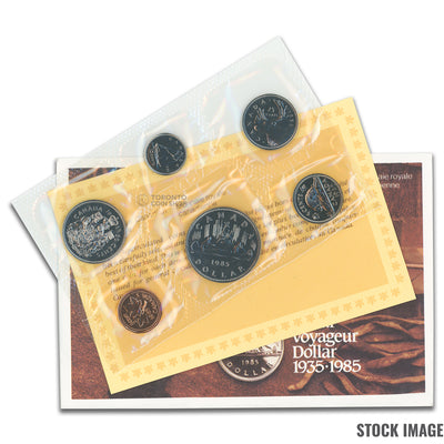 Canada 1985 6-Coin PL Proof-Like Mint Coin Set - Envelope + COA