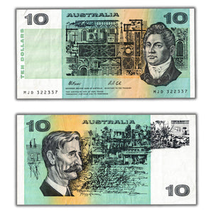 SOLD Australia N.D (1991) $10 Ten Dollars Note P #45g - VF+