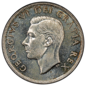 SOLD Canada 1952 No Waterlines $1 Silver Dollar Coin - Choice Uncirculated