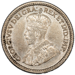 SOLD Canada 1912 5 Cents Silver Coin - EF-40