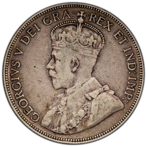 SOLD Canada 1936 50 Cents Half Dollar Coin - Fine +