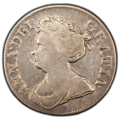 SOLD Great Britain 1711 Shilling Silver Coin KM #523