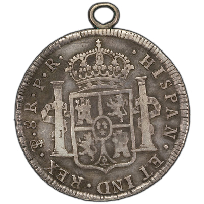 SOLD Bolivia 1777 8 Reales Silver Coin KM #55 - Jewellery