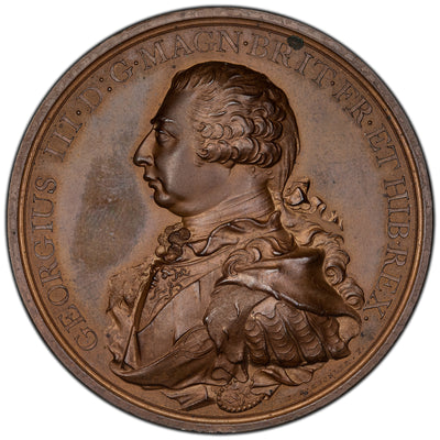 Great Britain 1800 George III Preserved From Assassination Medal 48mm Eimer 916