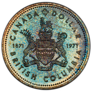 SOLD Canada 1971 $1 Silver Dollar Coin - Toned
