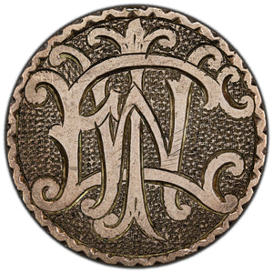 SOLD United States 1882 $1 Morgan Silver Dollar Love Token "E.W.I"