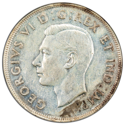 SOLD Canada 1945 $1 Silver Dollar Coin - Key Date - VF-30