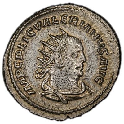 Ancient Rome Imperial Valerian I Brockage Antoninianus 4.22gr 23mm