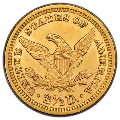 SOLD United States 1879 $2 1/2 Quarter Eagle Gold Coin