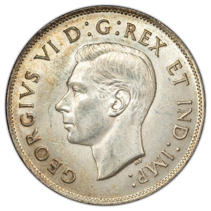 SOLD Canada 1944 50 Cents Half Dollar Silver Coin - Uncircualted