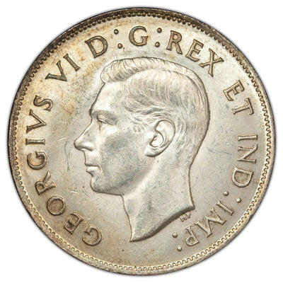 Canada 1944 50 Cents Half Dollar Silver Coin - Uncircualted