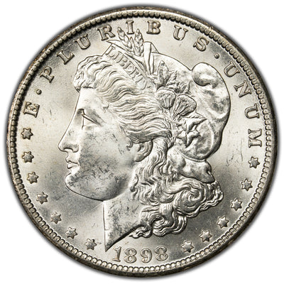 SOLD United States 1898 $1 Morgan Dollar Silver Coin - BU