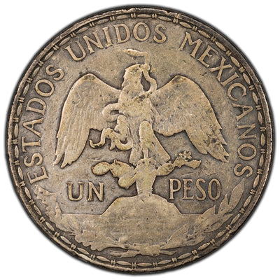 SOLD Mexico 1910 One Peso "Caballito" Silver Coin