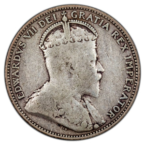 SOLD Canada 1902 25 Cents Quarter Silver Coin