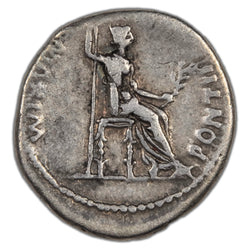 Ancient Rome AD 13-37 Tiberius AR Denarius "Tribute Penny" Coin RIC #30