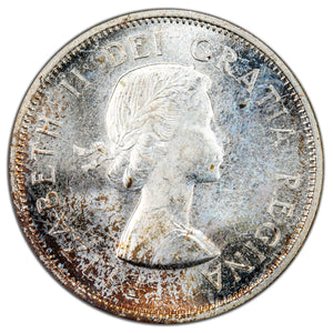 SOLD Canada 1956 25 Cents Quarter Silver Coin - Choice Uncirculated