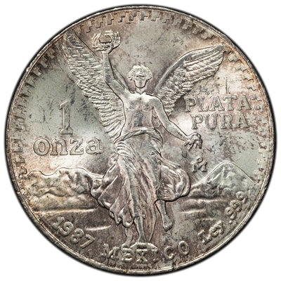 SOLD Mexico 1987 1oz .999 Fine Silver Libertad Coin - Tough Year