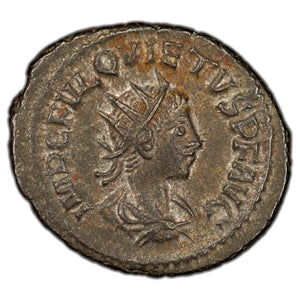 SOLD Ancient Rome Imperial AD 260-1 Quietus, Usurper Antoninianus RIC 10