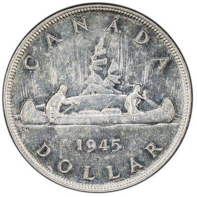 SOLD Canada 1945 $1 Silver Dollar Coin - Key Date