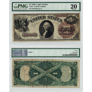 SOLD United States 1880 $1 Legal Tender Note Fr. #28 - PMG VF-20