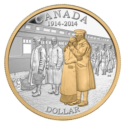 Canada 2014 Anniversary of the Declaration of the First World War Deluxe .9999 Fine Silver Proof Set