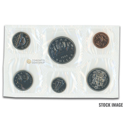 Canada 1986 6-Coin PL Proof-Like Mint Coin Set - Plastic Only