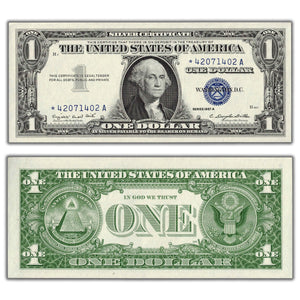 SOLD United States 1957-A $1 Dollar Silver Certificate Star Note FR #1620