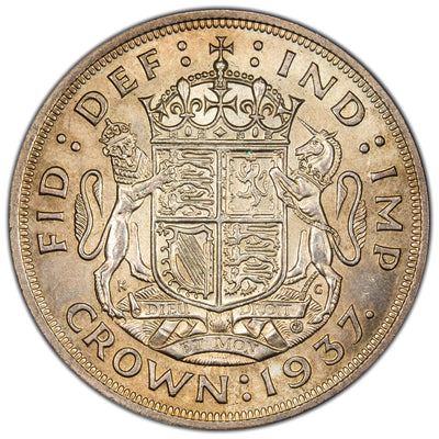 Great Britain 1937 Crown Silver Coin - Uncirculated