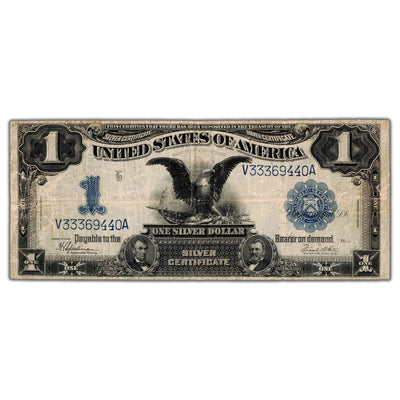 SOLD United States 1899 $1 One Dollar Silver Certificate Note - Tear
