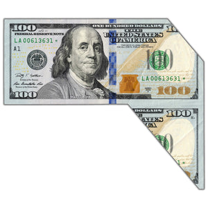 United States 2009 $100 Star Note - Major Cutting Error - VF/EF