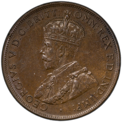 Australia 1924 1 One Penny Coin KM #23