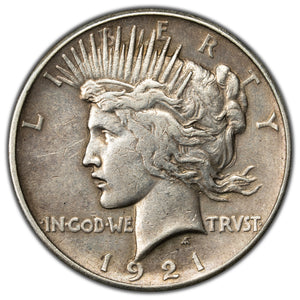 SOLD United States 1921 $1 Peace Dollar Silver Coin