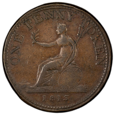 Canada 1813 Wellington Token WE-12 Breton #984 - Fine (edge damage)