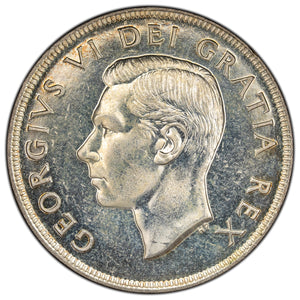 SOLD Canada 1951 Waterlines $1 Silver Dollar Coin - Uncirculated +