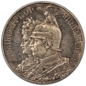 SOLD Germany Prussia 1901-A 2 Mark Silver Coin KM #525