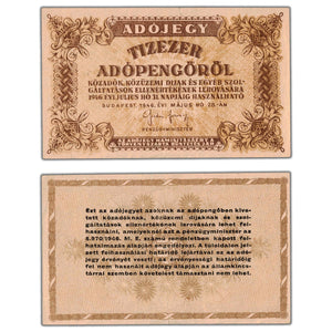 SOLD Hungary 1946 10,000 Adopengo Note P #143b