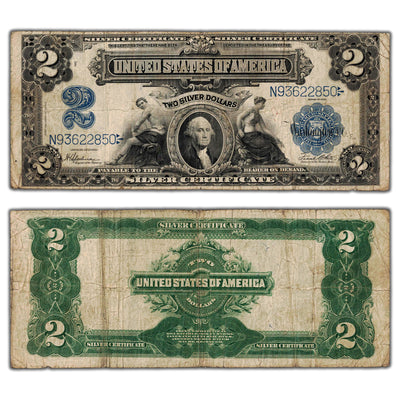 SOLD United States 1899 $2 Two Dollars Silver Certificate Note