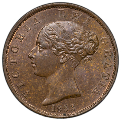 Great Britain 1853 1/2 Half Penny Coin