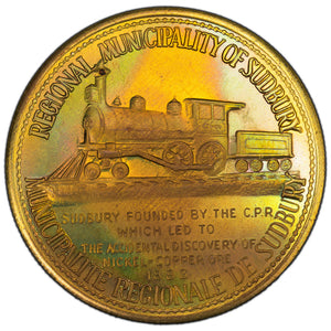 SOLD Canada Sudbury 1980 $2 Trade Dollar Token - Rainbow Toning