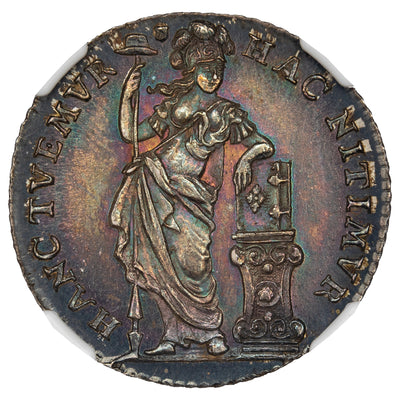 Netherlands Utrecht 1794 10 Stuivers Silver Coin - NGC MS-63