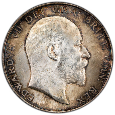 Great Britain 1902 Half Crown Silver Coin - Choice Uncirculated