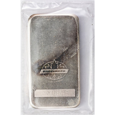 SOLD Engelhard Scotiabank 10oz .999 Fine Silver Bar - Cracked Seal