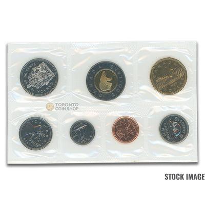 Canada 1999 Polar Bear 7-Coin PL Proof-Like Mint Coin Set - Envelope + COA