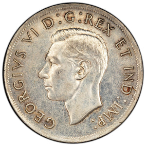 SOLD Canada 1938 $1 Silver Dollar Coin - Lightly Cleaned