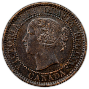SOLD Canada 1859 Low N9 1 Large Cent Coin - Cleaned