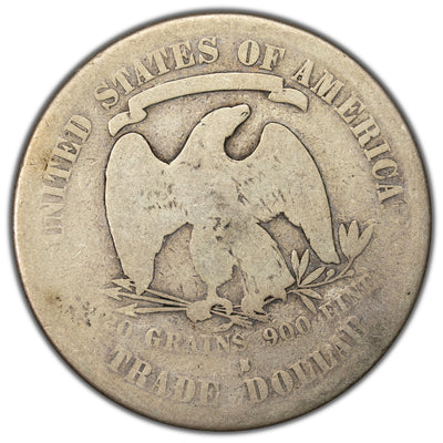 SOLD United States 1878 $1 Trade Dollar Silver Coin - Filler