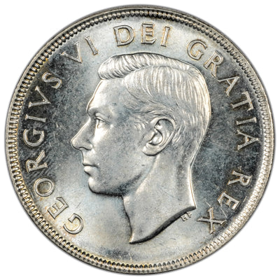 Canada 1949 $1 Silver Dollar Coin - Gem Uncirculated