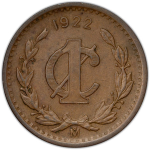 SOLD Mexico 1922 1 Centavo Coin KM #415